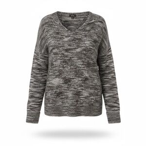 NWOT Ana Black and Gray Women's Sweater